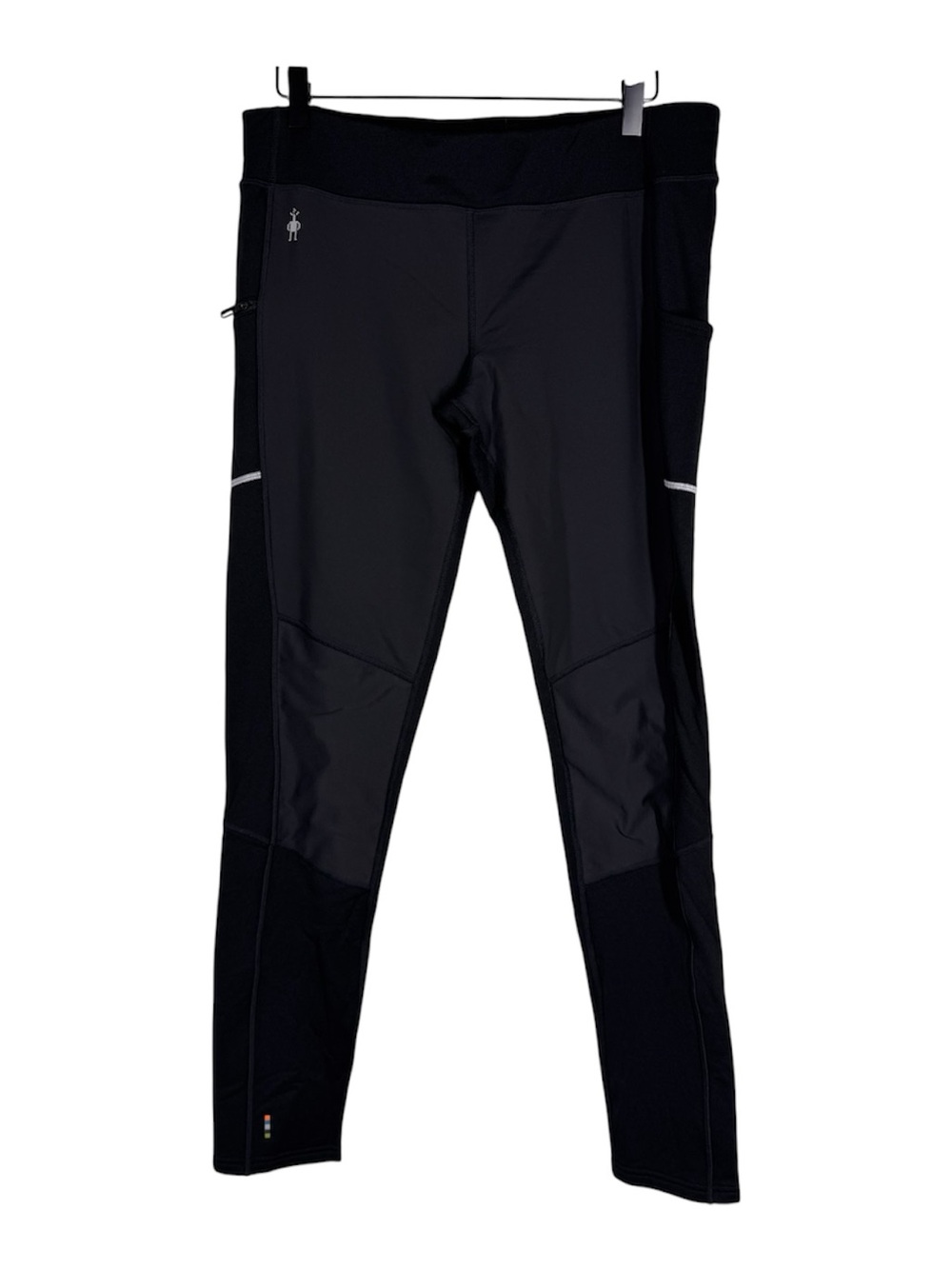 Smartwool Women's Merino Sport Fleece Wind Tight Pants Leggings Black Large
